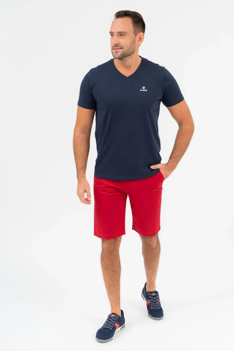 BUDMIL modern fit póló Férfi S s.kék 20300434-003241-0299