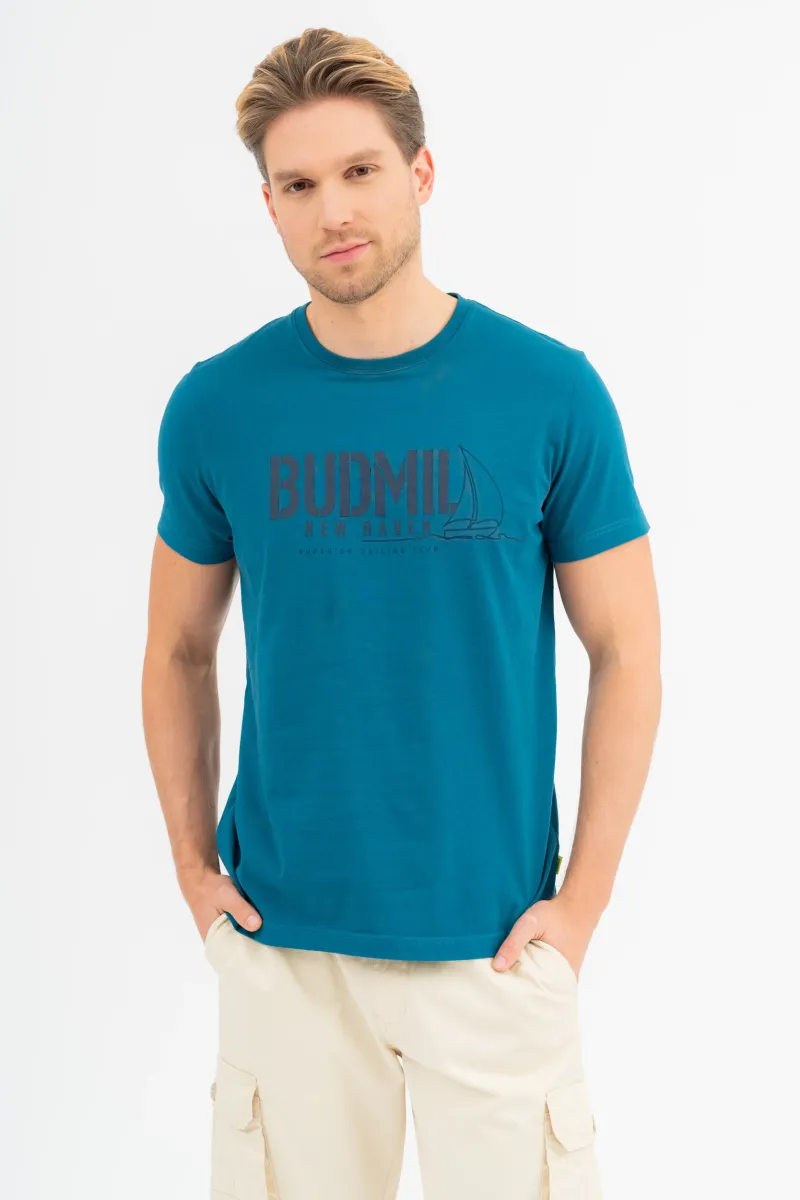 BUDMIL modern fit póló Férfi S s.türkiz