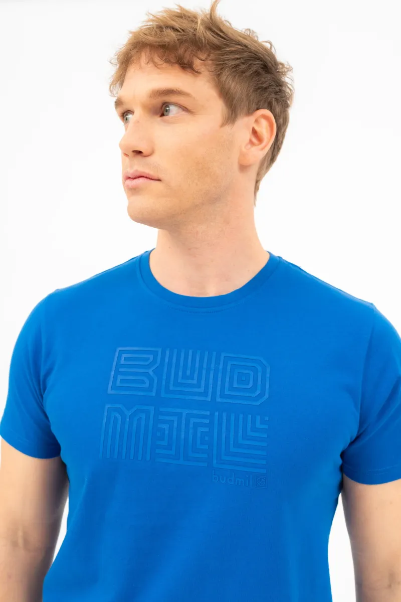 BUDMIL modern fit póló Férfi XL kék 20300443-006251-0599