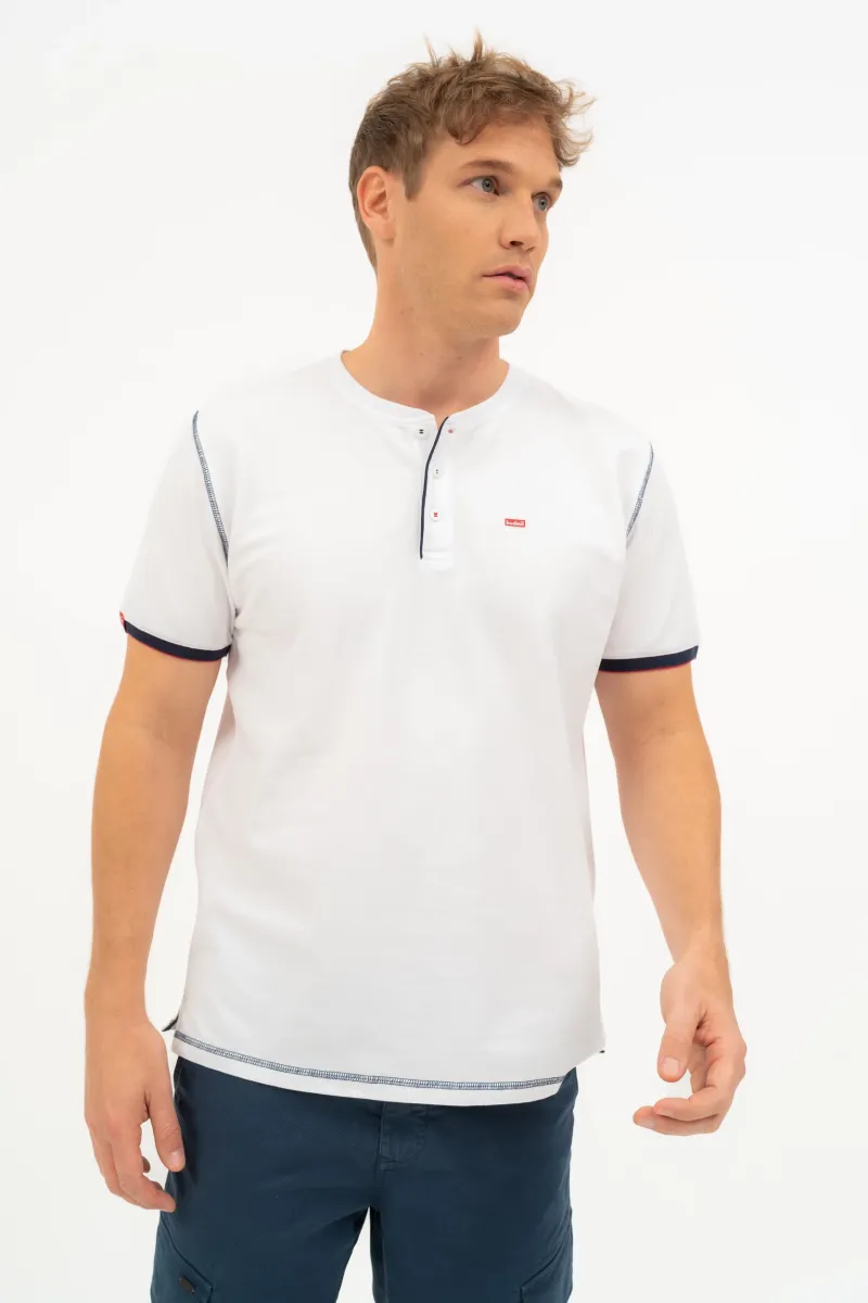BUDMIL regular fit póló Férfi XXL fehér 20310105-001251-0699