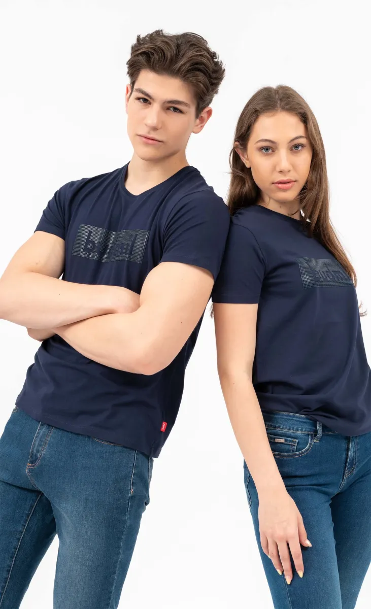 BUDMIL Szűkített fazonú póló Unisex XXL s.kék