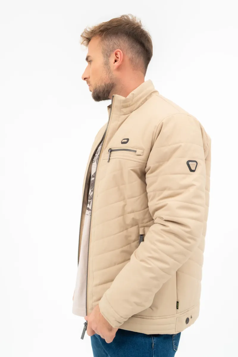 BUDMIL Vékony steppelt dzseki Férfi XXXL drapp 20010126-001251-0799