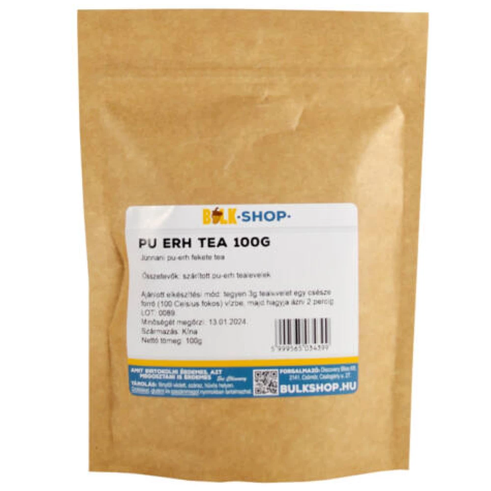 Bulk Shop pu erh tea 100 g