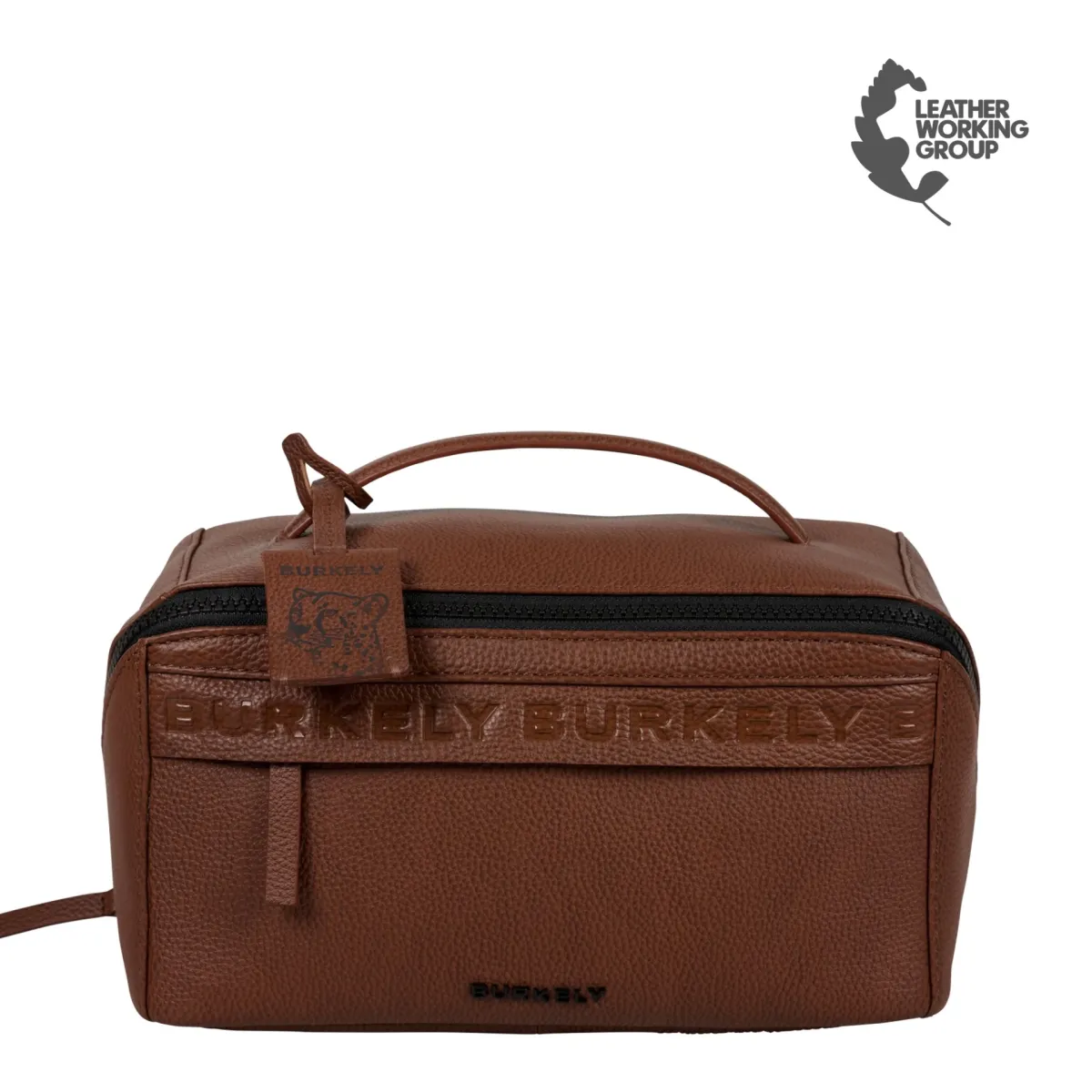 BURKELY Minimal Mason Toiletry Bag konyak