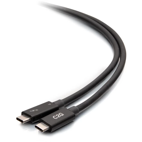 C2G USB 4.0 Type C Összekötő Fekete 1m 54552