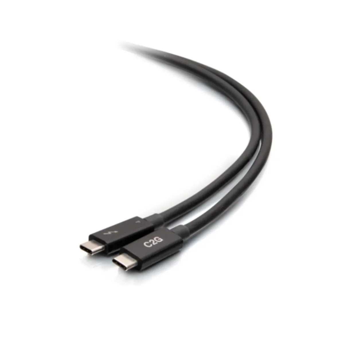 C2G USB 4.0 Type C Összekötő Fekete 2m 28887