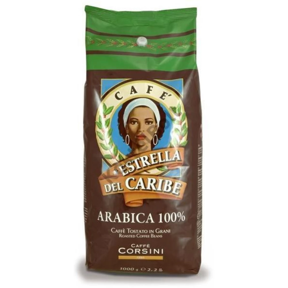 CAFFE CORSINI Estrella Del Caribe Coffee Beans szemes kávé 1000 g