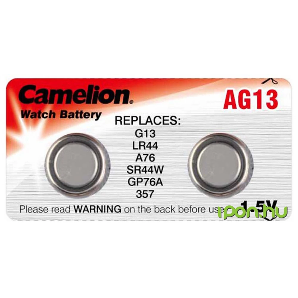 CAMELION AG13 Alkáli gombelem 2db