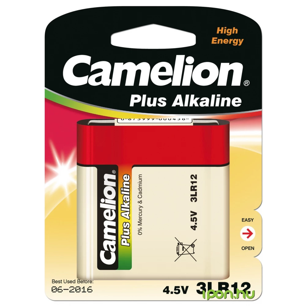 CAMELION Plus Alkaline 4.5 voltos elem 1db