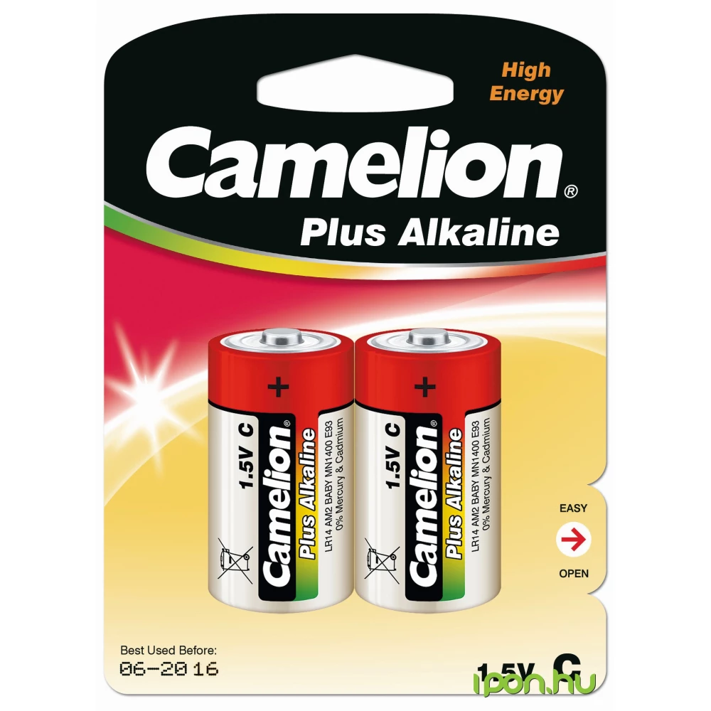 CAMELION Plus Alkaline baby elem (C) 2db