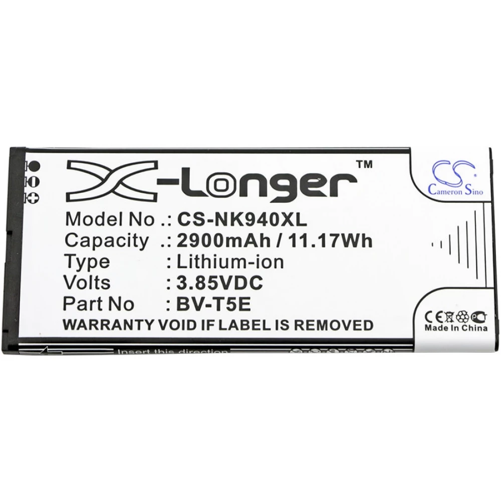 CAMERON SINO X-Longer Microsoft BV-T5E utángyártott akkumulátor 2900mAh 3.85V