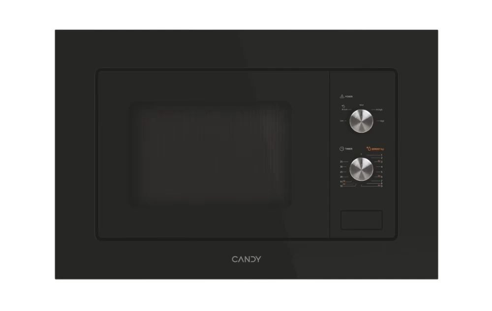 CANDY MIS1730B Wave 600 Mikrohullámú sütő 17L Rozsdamentes acél