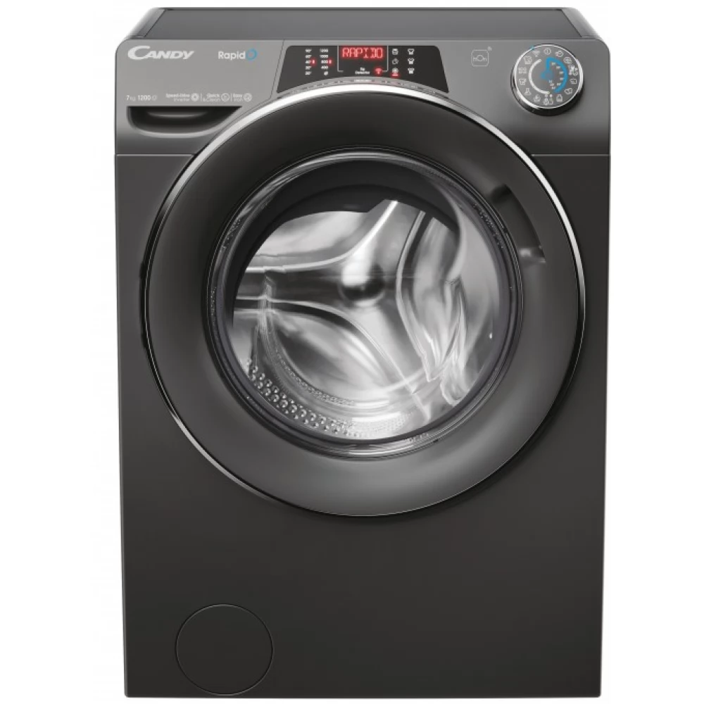 CANDY RO41276DWMCRT-S RapidÓ Mosógép elöltöltős 7 kg A antracit