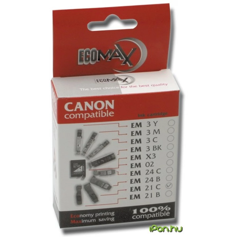 CANON BCI-21C (Ecomax) (utángyártott)