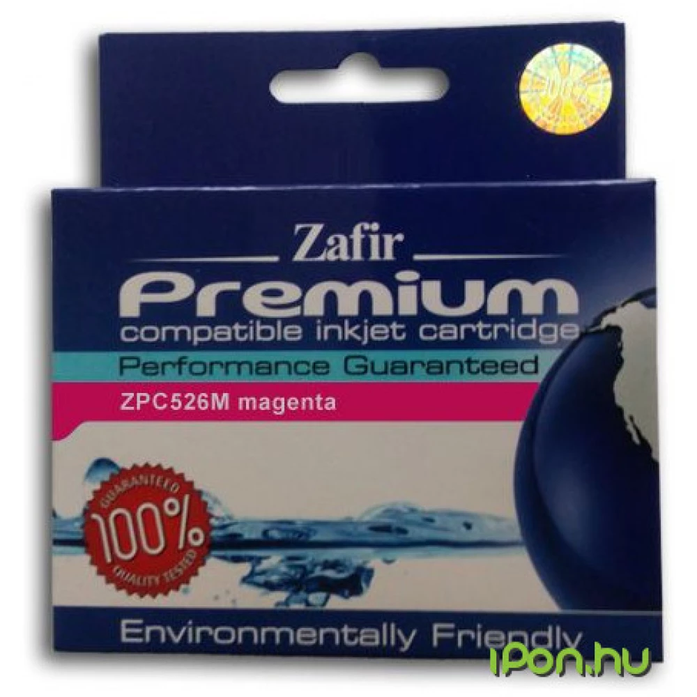 CANON CLI-526M (Zafír) + chip (utángyártott)