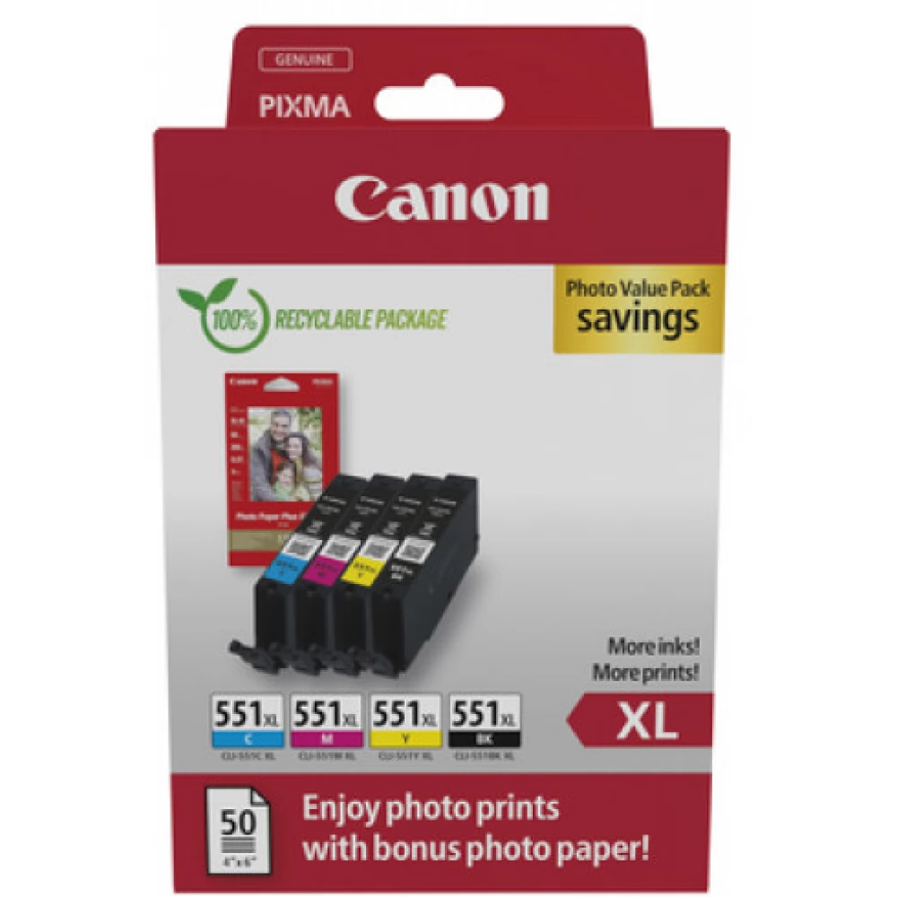 CANON CLI-551 XL MULTI VALUE EREDETI