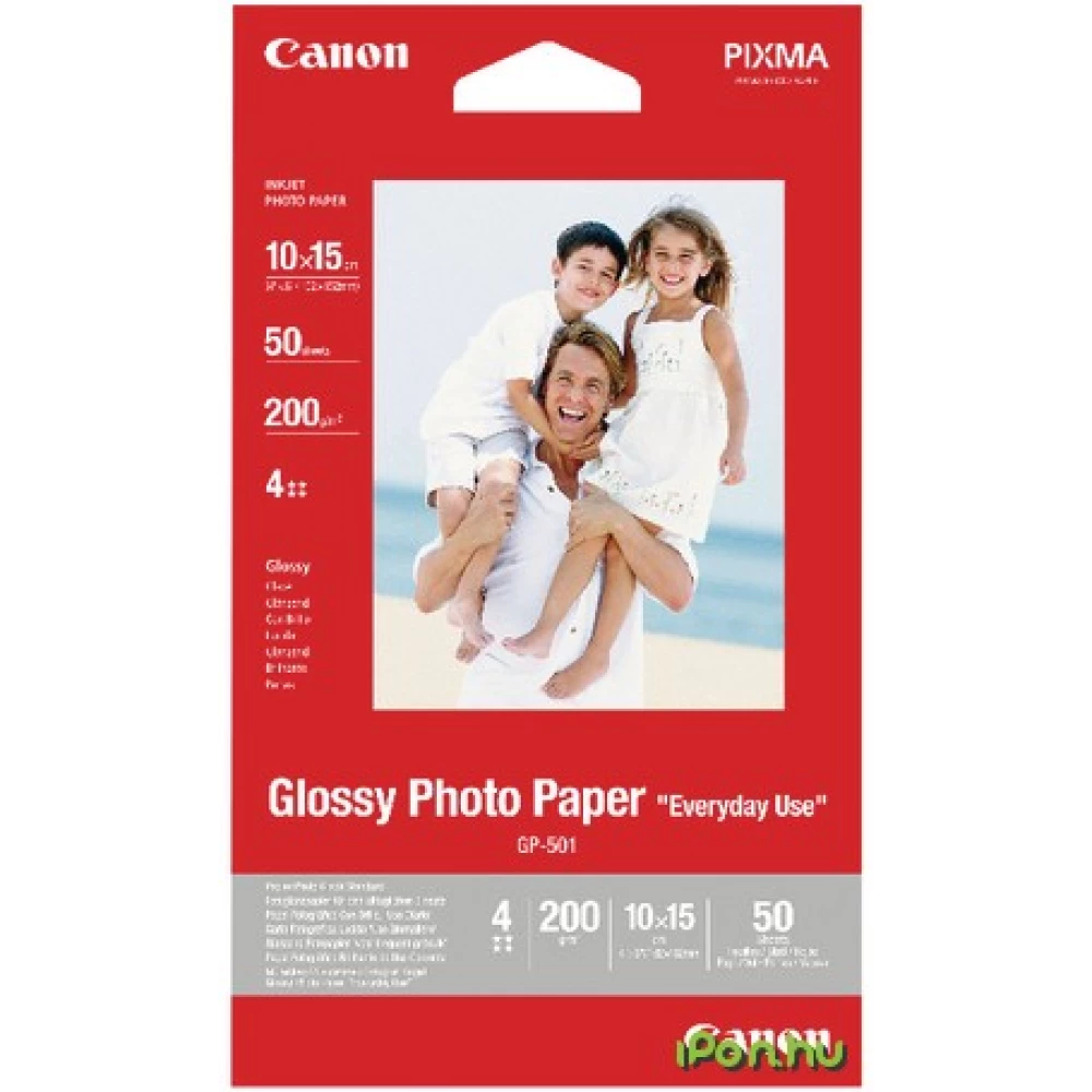 CANON GP-501 fényes fotópapír 10cm x 15cm (50 lap)