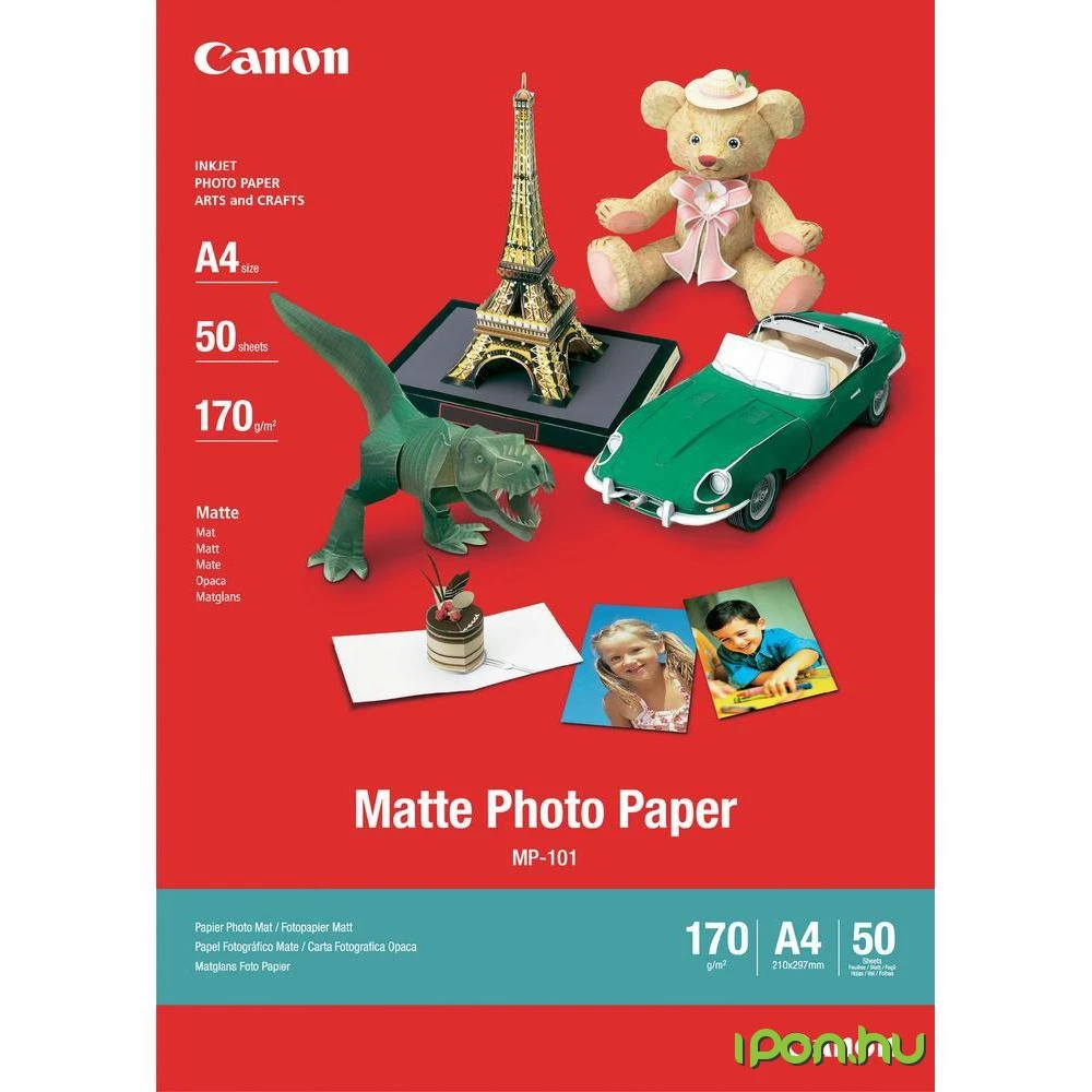 CANON MP-101 matt fotópapír A3 (40 lap)