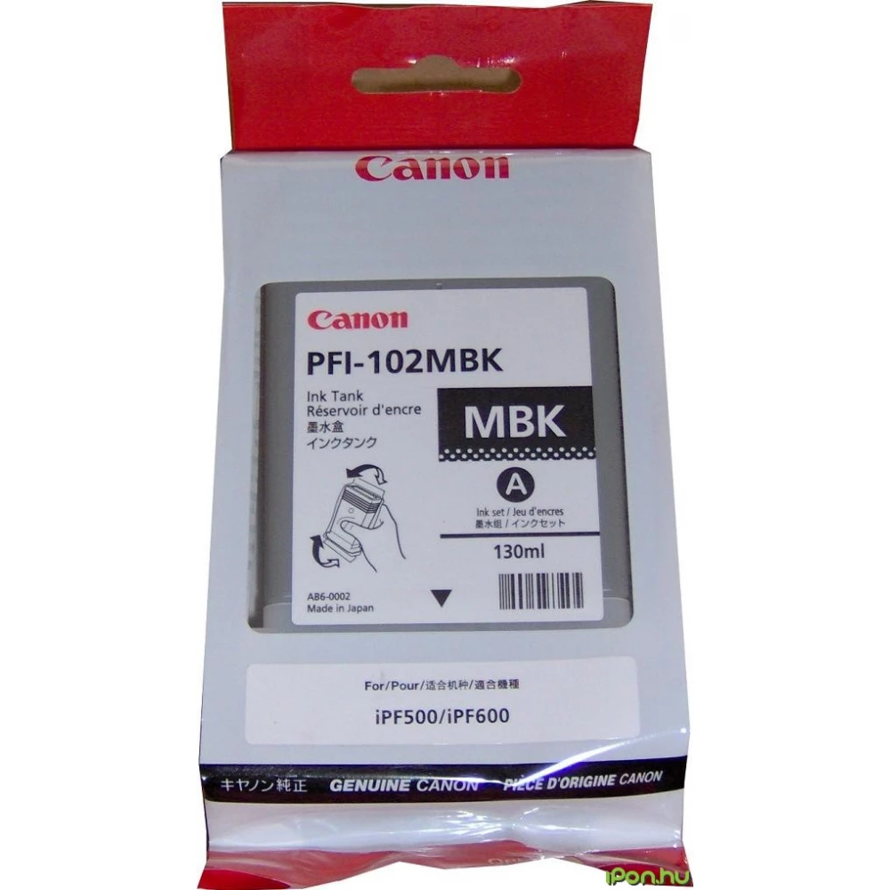 CANON PFI-102MBK EREDETI