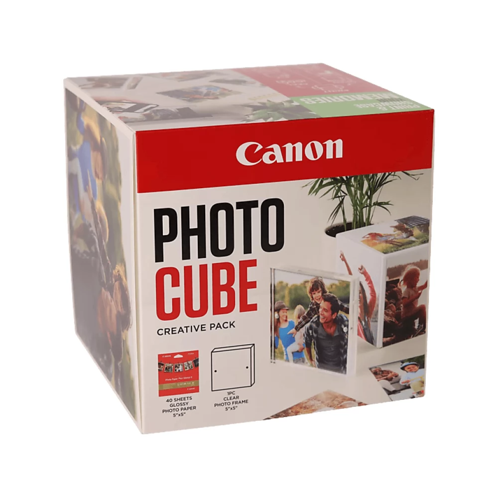 CANON Photo Cube Creative Pack 13x13 Képkeret - Fehér/zöld