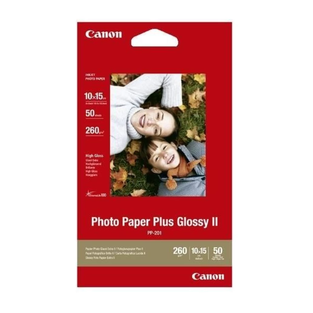 CANON PP-201 fényes fotópapír 10cm x 15cm (50 lap) V2