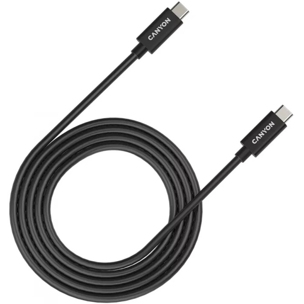 CANYON USB 4.0 Type C Összekötő Fekete 2m CNS-USBC42B