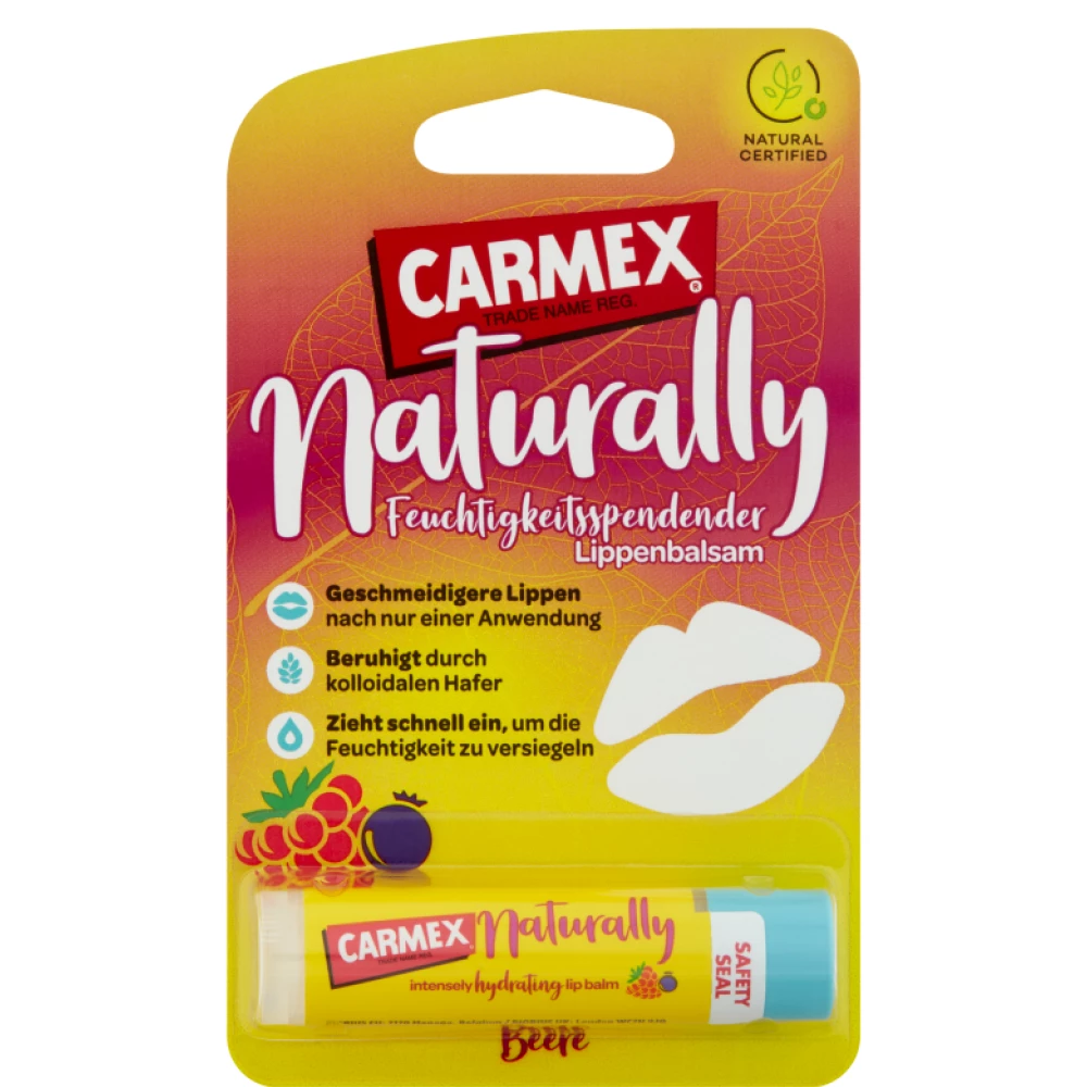 CARMEX Carmex naturally ajakápoló stift bogyós gyümölcsös 4 g