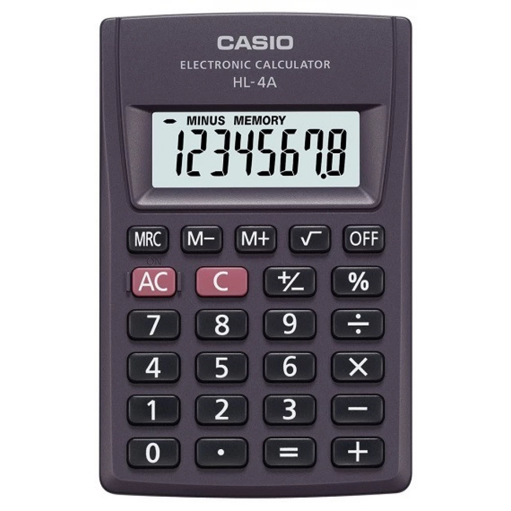 CASIO HL-4A-S zsebszámológép