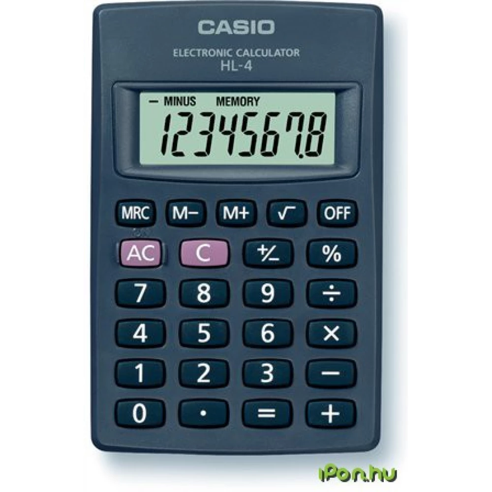 CASIO HL4-es zsebszámológép