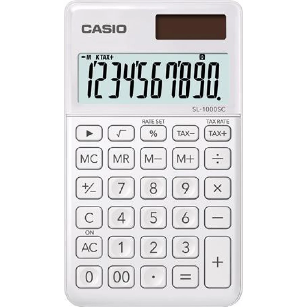 CASIO SL 1000 zsebszámológép fehér