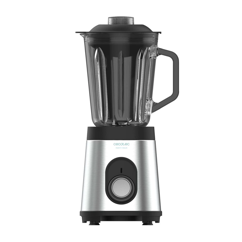CECOTEC 04156 Power Black Titanium 1000 Turmixgép 1800W 1.5L Inox