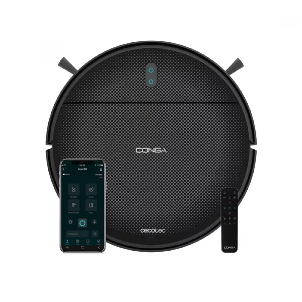 CECOTEC 080934 Conga 999 Origin Genesis Robotporszívó Fekete