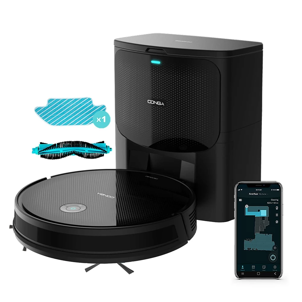 CECOTEC 08609 Conga 2499 Ultra Home Advanced Robotporszívó Fekete