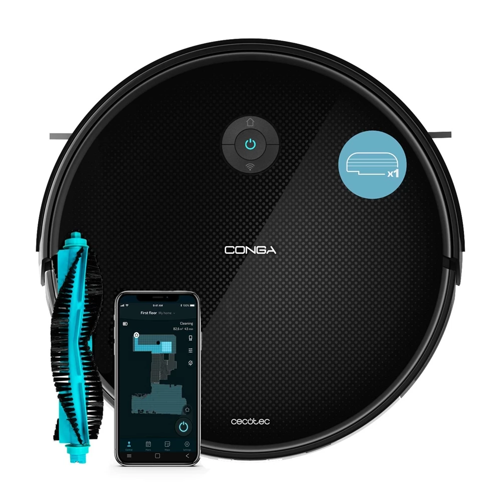 CECOTEC 2499 Ultra Genesis Robotporszívó Fekete