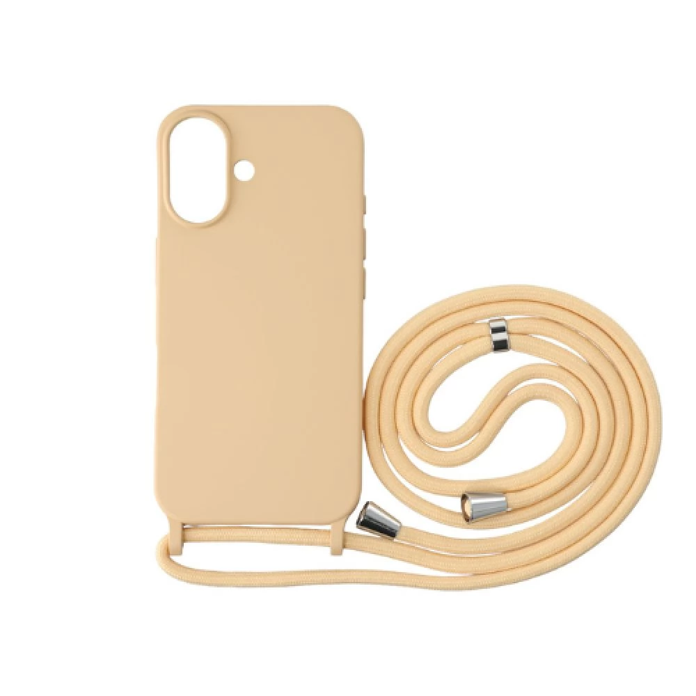 CELLECT Fesztiváltok nyakba akasztható Apple iPhone 16 Plus édes barack