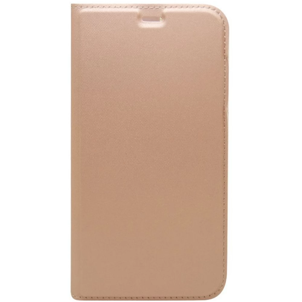 CELLECT Flip oldalra nyíló tok iPhone 15 rózsaszínarany