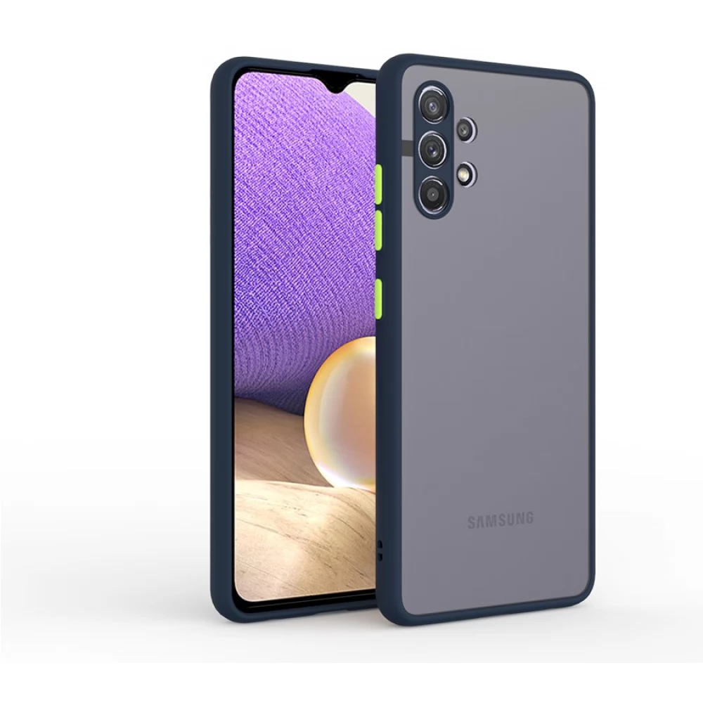 CELLECT Műanyag matt tok iPhone 15 Plus kék-zöld