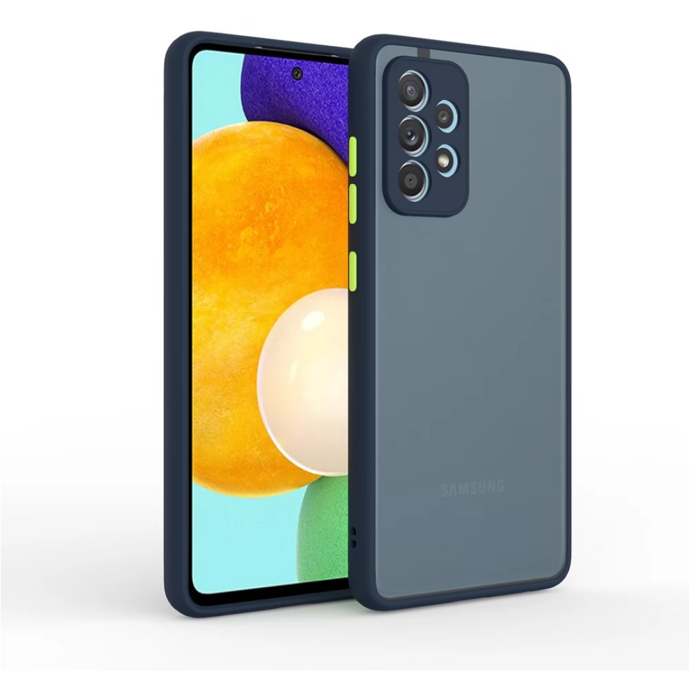 CELLECT Műanyag matt tok Xiaomi Redmi Note 10s kék-zöld