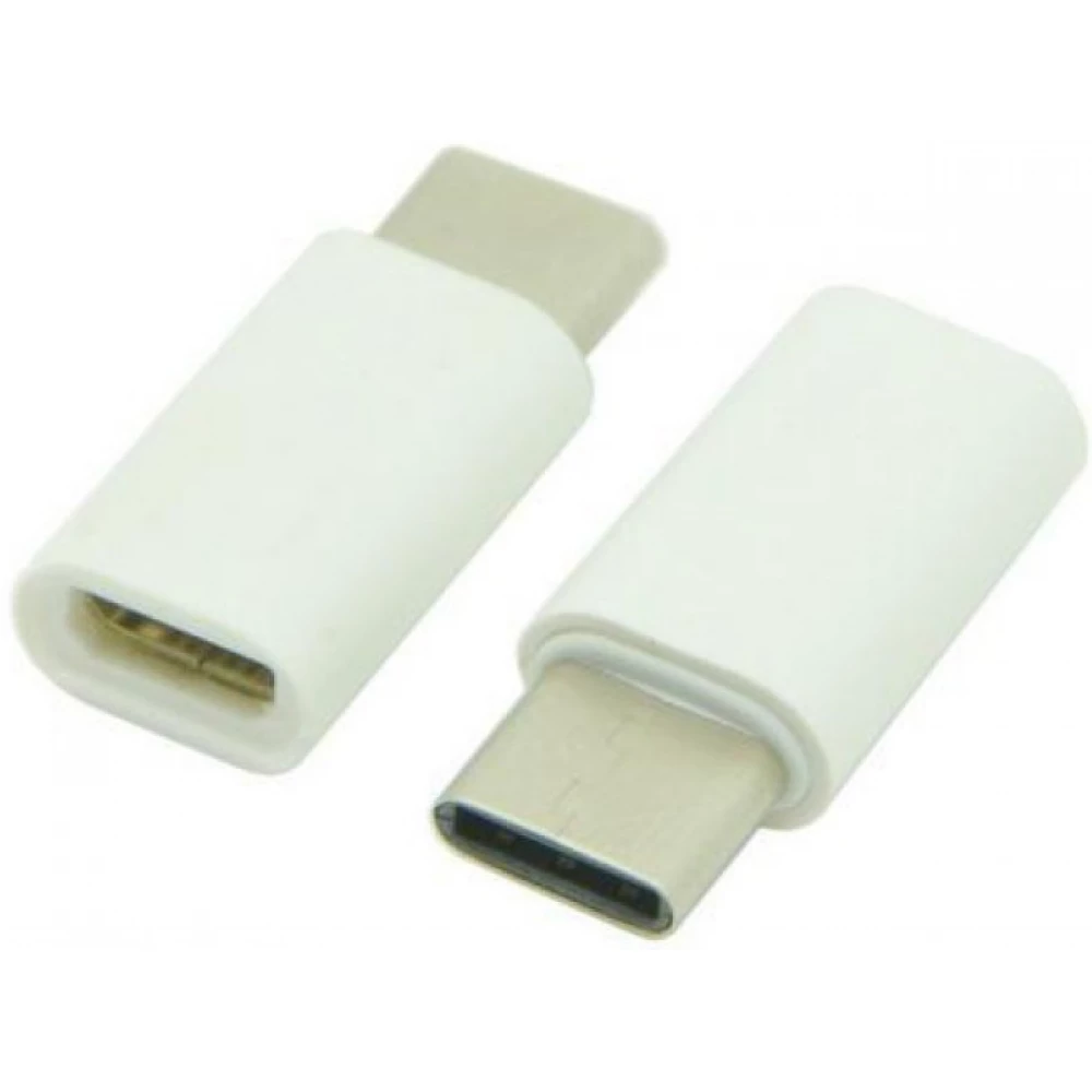 CELLECT Micro USB 2.0 Type C Átalakító Fehér 3cm ADAPTER-TYPE-C
