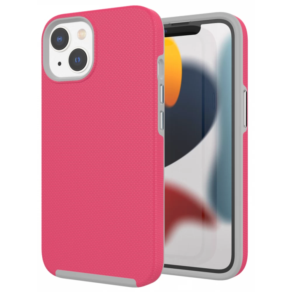 CELLECT TPU+PC Ütésálló hátlaptok iPhone 14 Pro Max rózsaszín