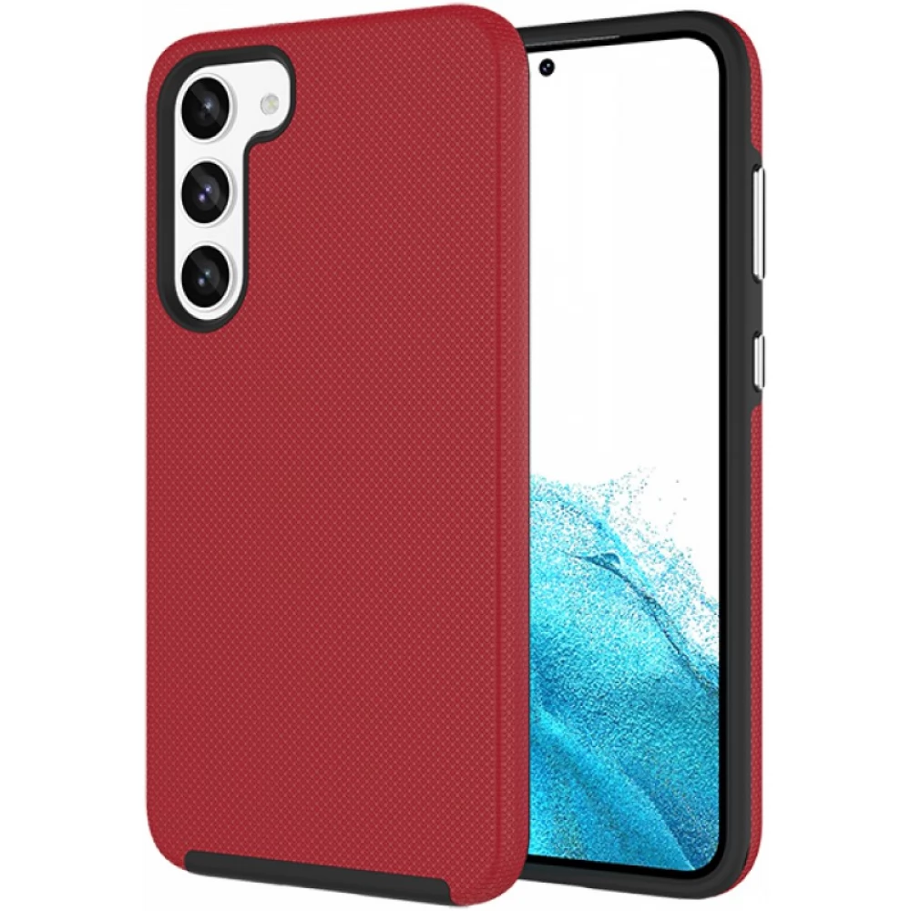 CELLECT TPU+PC Ütésálló hátlaptok Samsung Galaxy S23 Plus piros