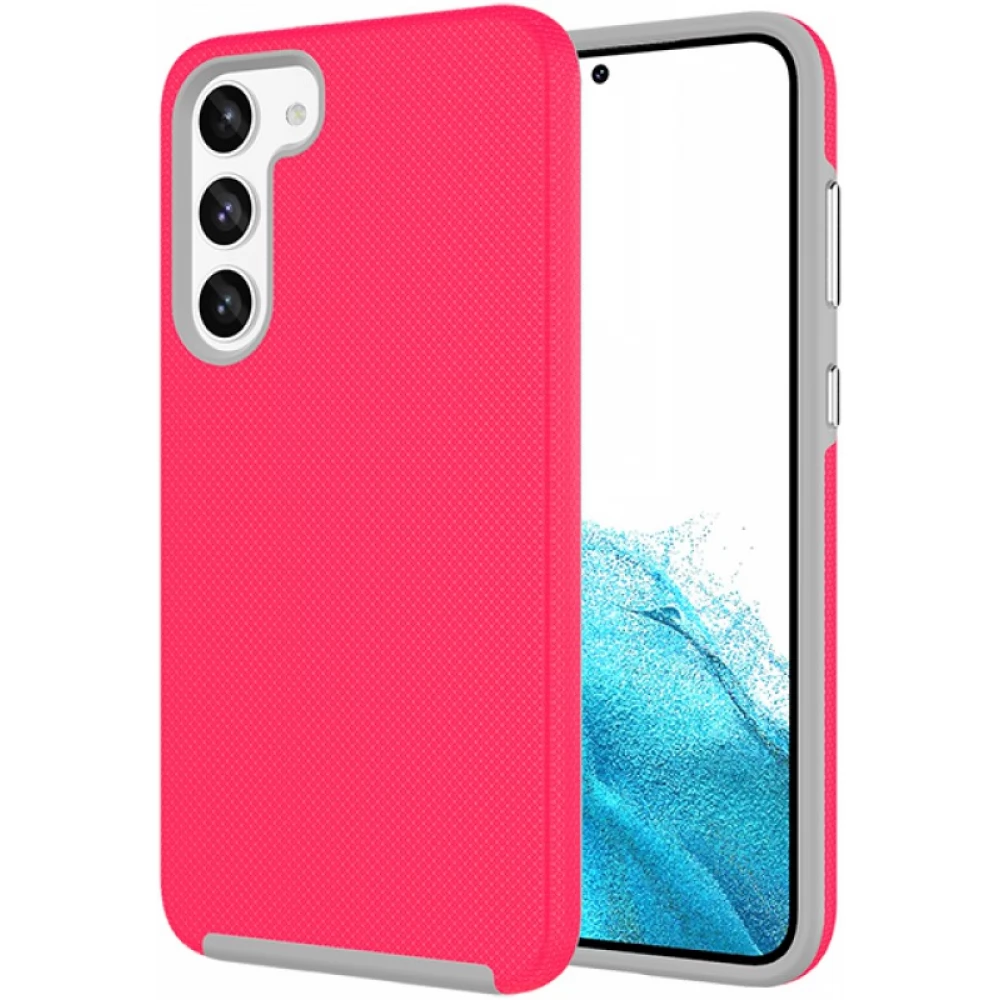 CELLECT TPU+PC Ütésálló hátlaptok Samsung Galaxy S23 rózsaszín