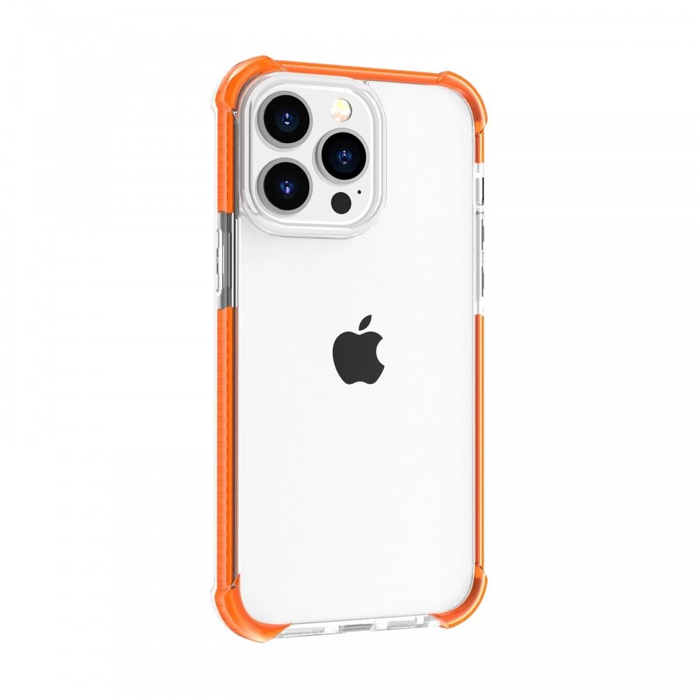 CELLECT Ütésálló szilikon hátlap iPhone 13 Pro Max narancssárga