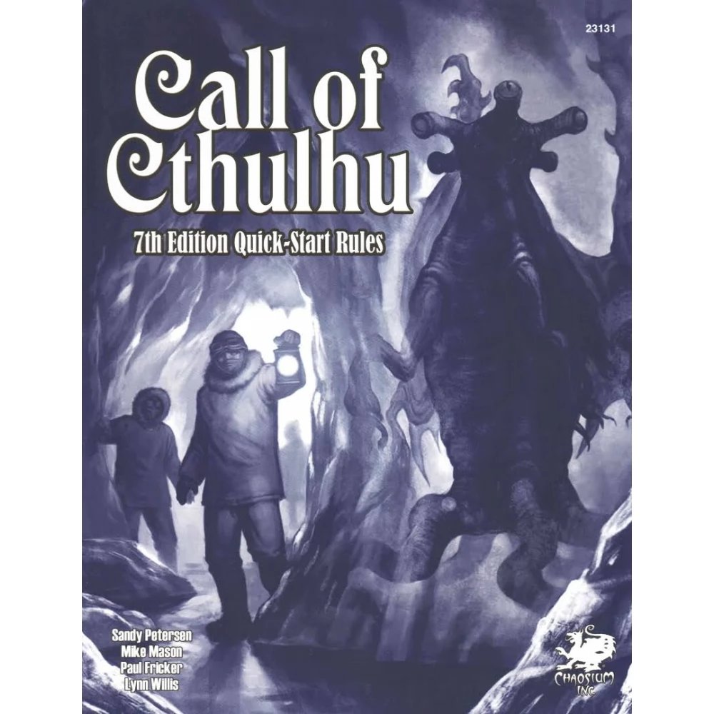 CHAOSIUM Call of Cthulhu RPG - 7th Edition Quick-Start Rules kalandjáték szabálykönyv