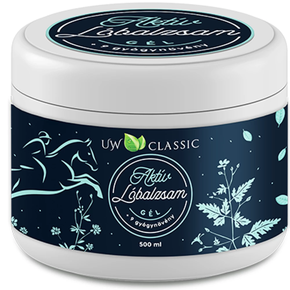 Charlotte Uw classic lóbalzsam aktív gél+9 gyógynövény 500 ml