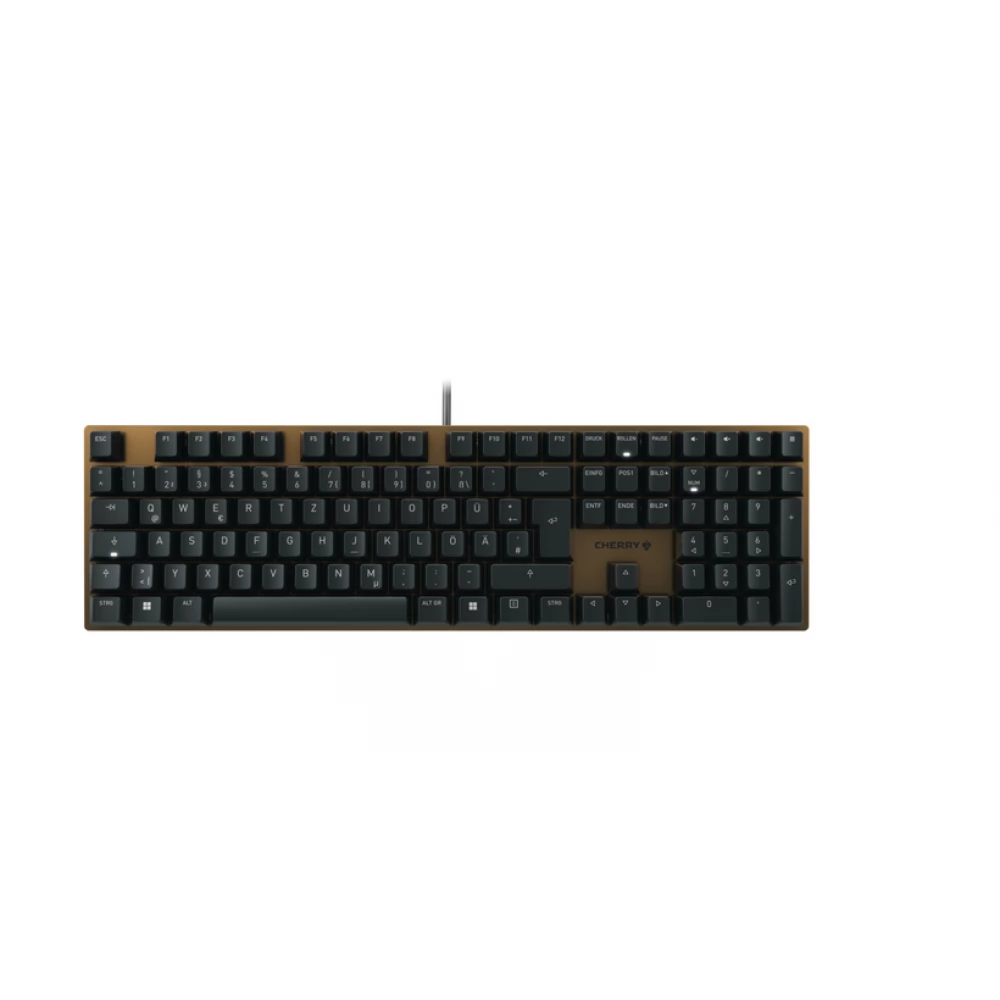 CHERRY KC 200 MX2A EU Angol fekete-bronz