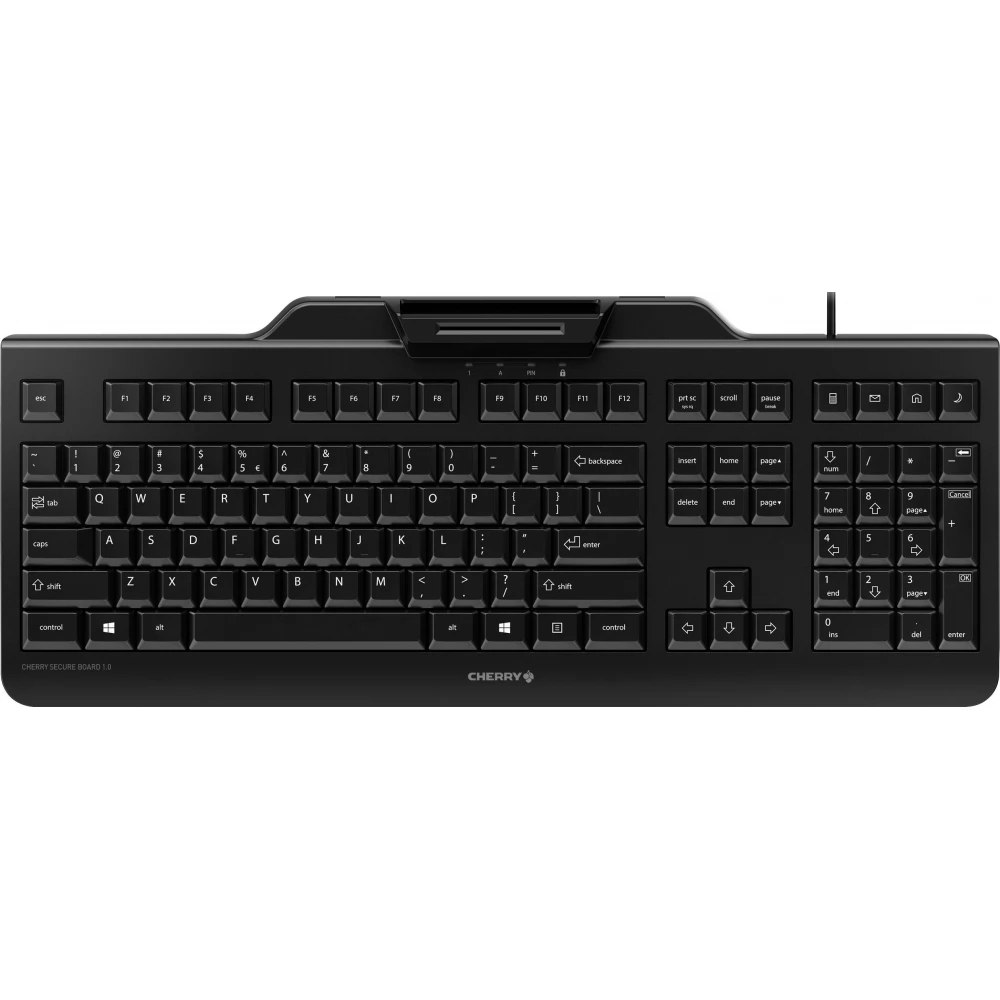 CHERRY Secure Board 1.0 Német fekete