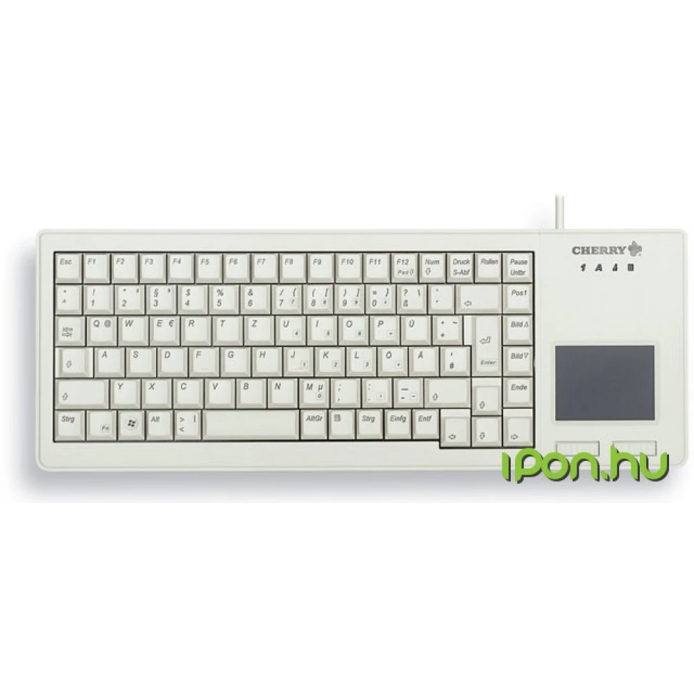 CHERRY XS Touchpad Keyboard szürke