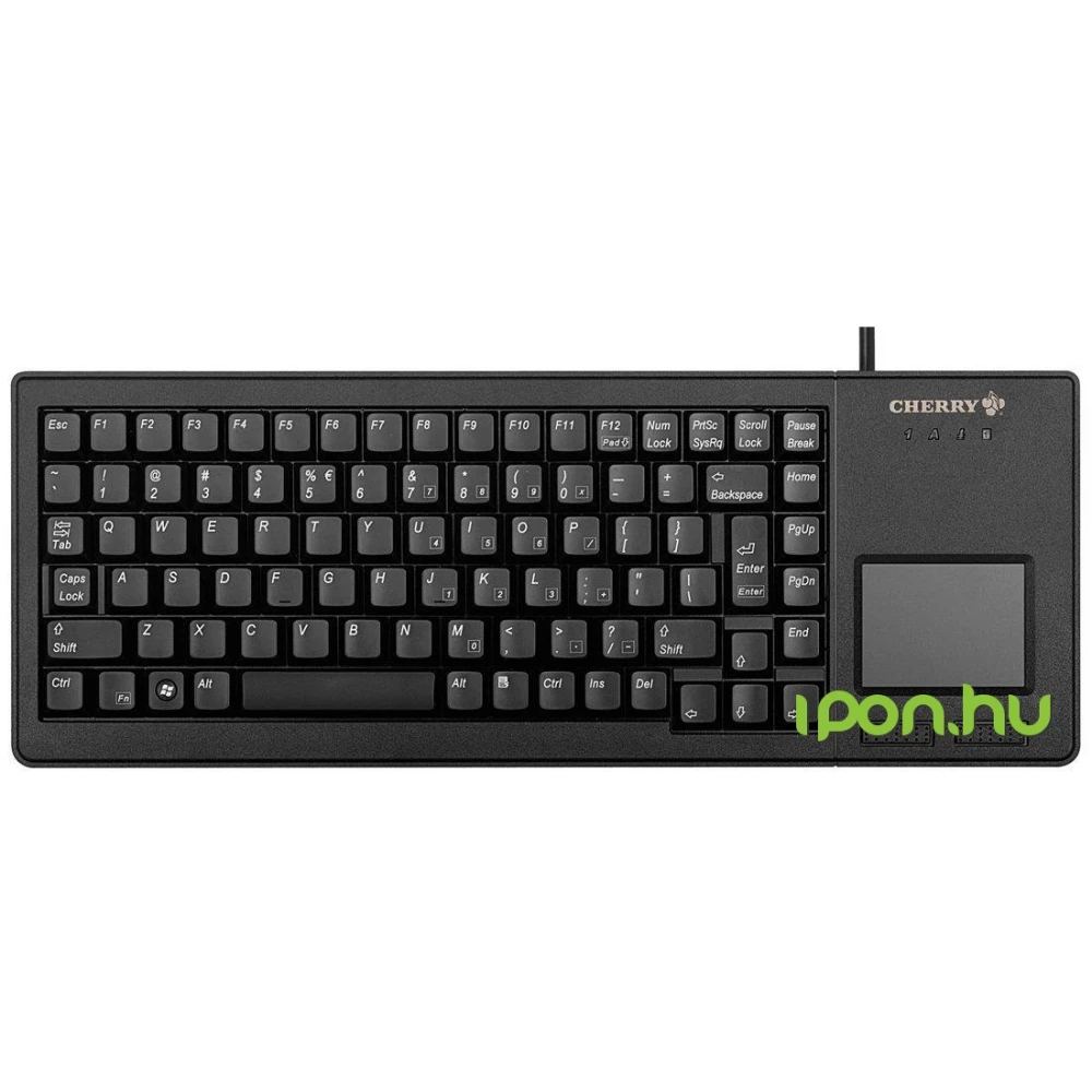 CHERRY XS Touchpad Keyboard USB Német fekete