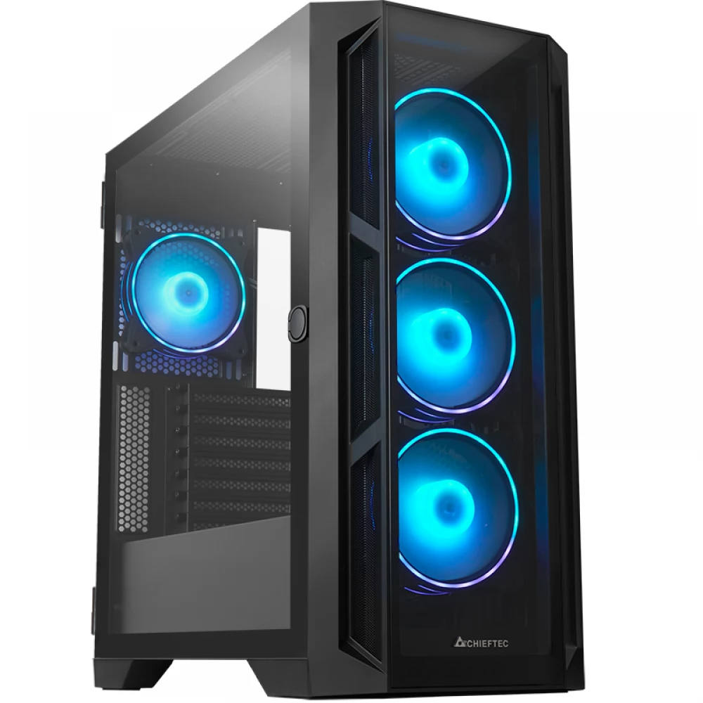 CHIEFTEC Apex GA-01B-TG-OP számítógépház fekete